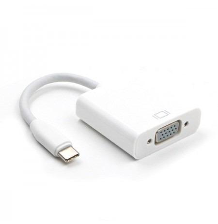 Cabo Adaptador Conversor Usb Tipo-c Para Vga Full Hd - Foto 2