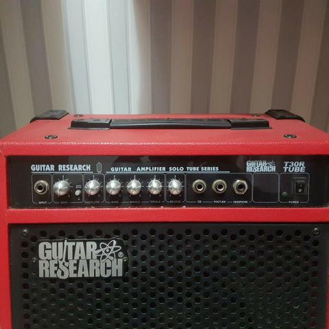 Cubo GuitarResearch 40W Pré Valvulado Reverb de mola - Foto 5