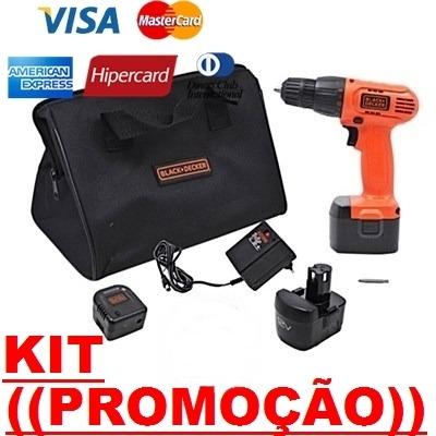 Furadeira Parafusadeira 3/8 12v Cd121k2 Blackedecker Bivolt