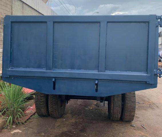 Caçamba Agrícola para 6m² Com Tampa Porteira