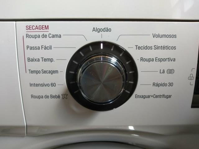 Lavadora e Secadora de Roupas LG WD9WE6 Branca - 8,5Kg! 110V - Foto 3
