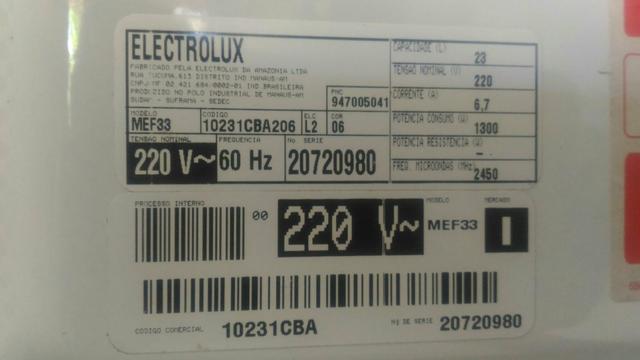 Micronda eletrolux 31 litros - Foto 5