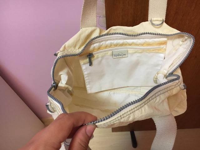 Bolsa Kipling Original cor Creme praticamente Nova - Foto 4