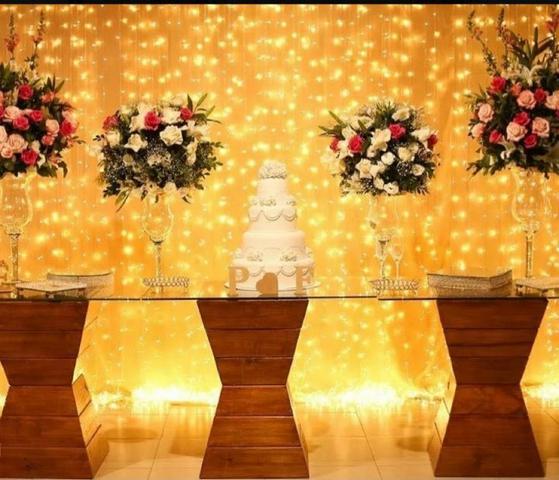 Aluguel cortina de led