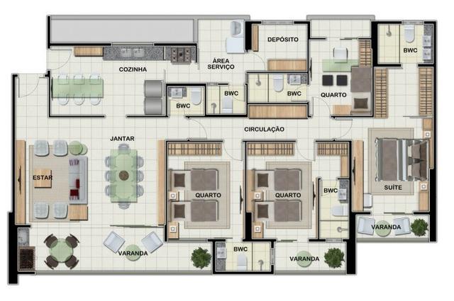 Espetacular Apartamento no Condomínio Reserva Arboreto com Excelente localização - Foto 20