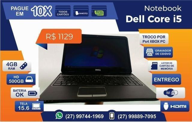 Notebook Dell Core i5 4 gb Ram Hd 500gb Tela 16 Polegadas Bateria Entrego Troco Ps4