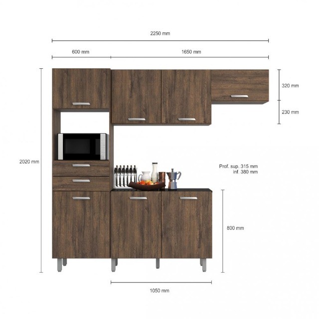 Cozinha Compacta 4 Peças Lia Poliman  **nova na caixa** - Foto 5