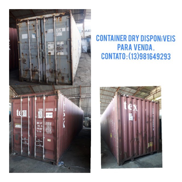 Venda Container Dry  e Reefer ( Caixa ).