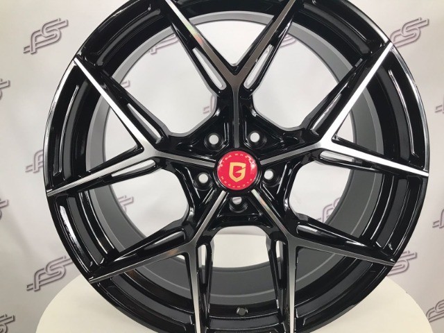 Rodas Gisa Stharlight Preto Diamantado 5x112 - 20x8,5 aro 20 tala 8,5 - Foto 4