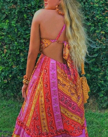 Vestido longo Malu Farm - Foto 5