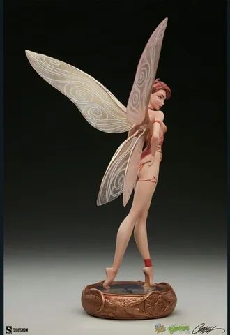 TinkerBell Fall Variant Fairytale Fantasies Sideshow Sininho Versão Outono  - Foto 4