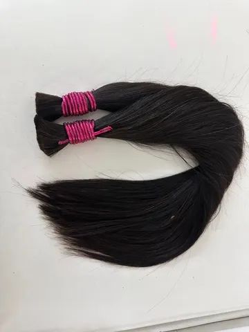 Cabelos humanos/liso de 65 cm  - Foto 4