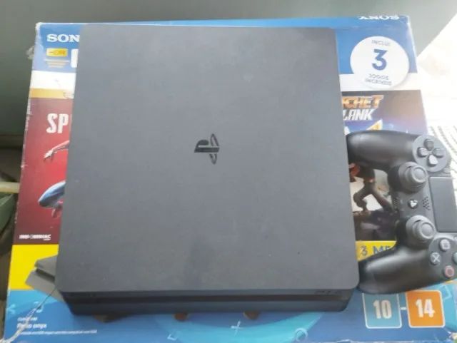 PS4 1TB + Jogo Spider-Man + Horizon Zero Dawn + Ratchet & Clank