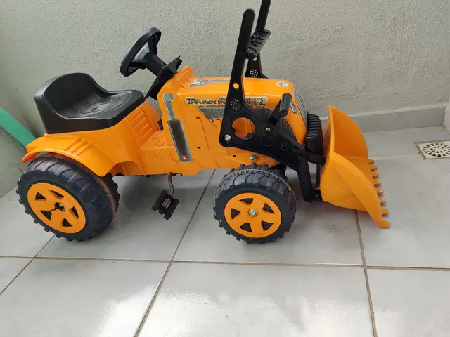 Trator Pa Carregadeira Brinquedo Mecânica Agrícola Infantil