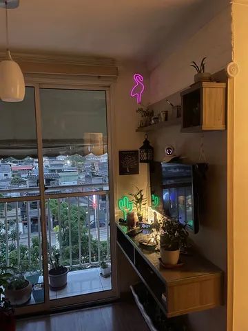 Quarto privativo em apartamento novo com piscina, elevador, quadra e garagem - Foto 2