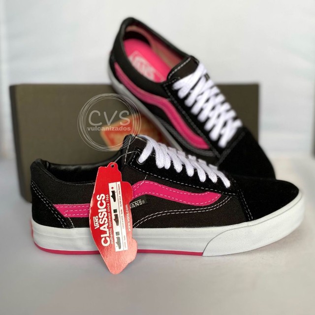 Vans old sale skool preto promoção