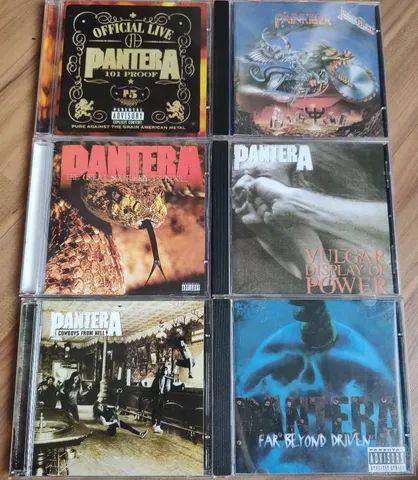 6 CDs Pantera 