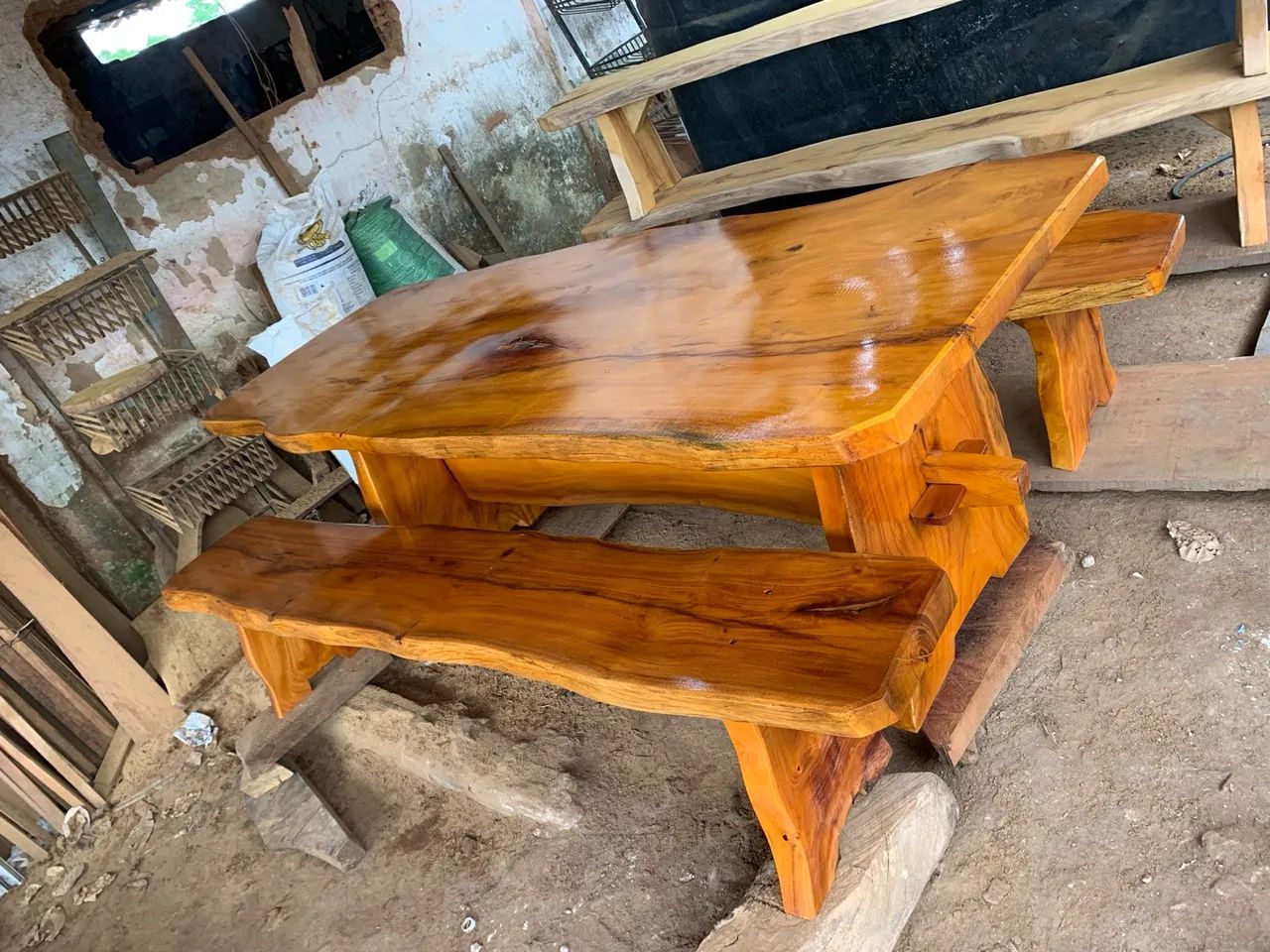 Mesa rústica  - Foto 5
