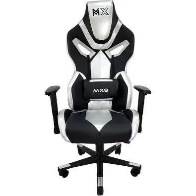 Cadeira Gamer Mymax Mx9, Giratória, Preto/Prata (NOVO LACRADO)