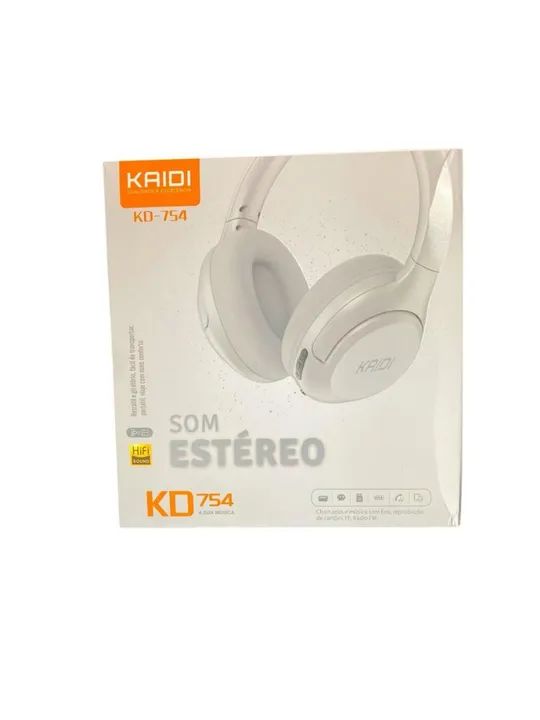 FONE HEADPHONE BLUETOOTH KAIDI MODELO KD754 - Foto 6