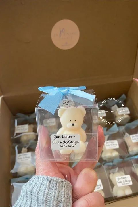 Lembrancinha maternidade urso teddy