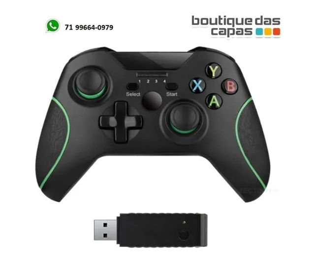 CONTROLE SEM FIO WIRELESS P XBOX ONE One S One X PC LH-808 ( C ADAPTADOR sem fio de 2,4 G)