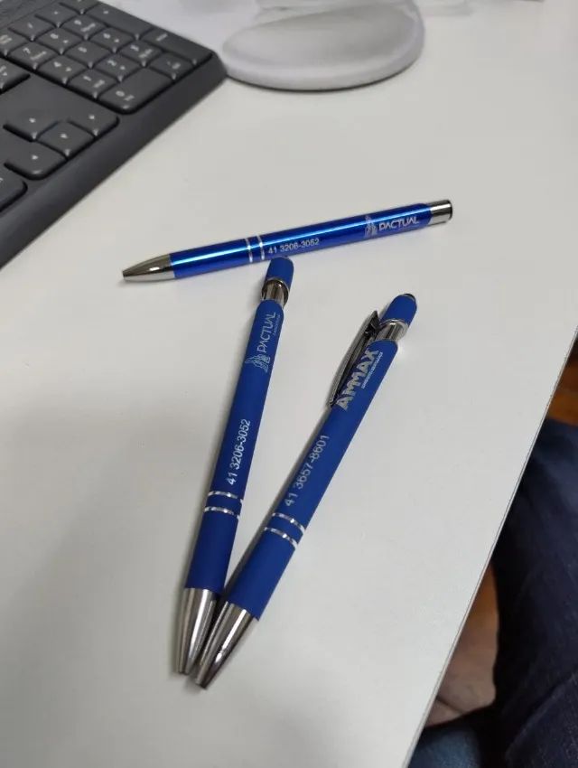 caneta gravada com sua logo - Foto 2