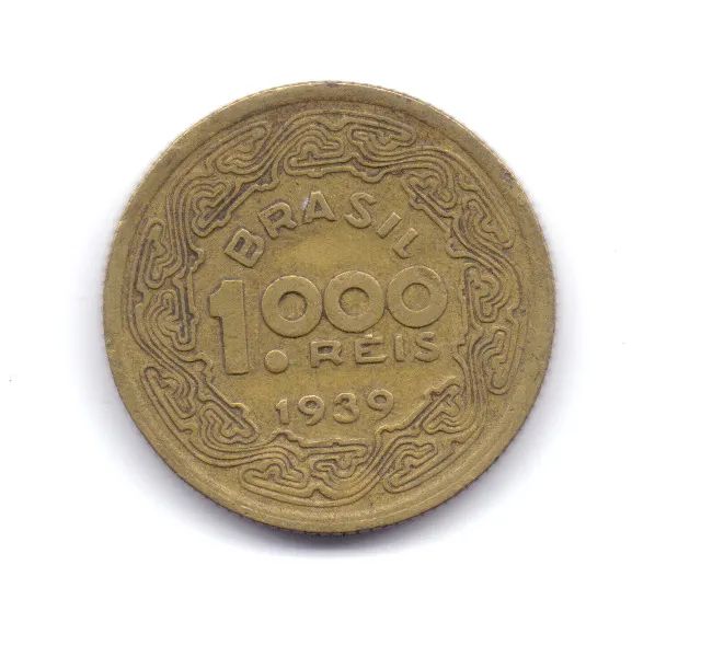 Duas moedas antigas do Brasil . - Cód. 228 - - Foto 3