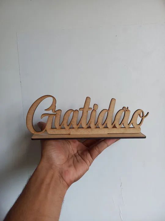 Palavras em MDF