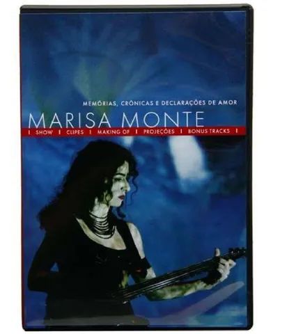 Dvd Marisa Monte Memórias, Crônicas e Declarações de Amor