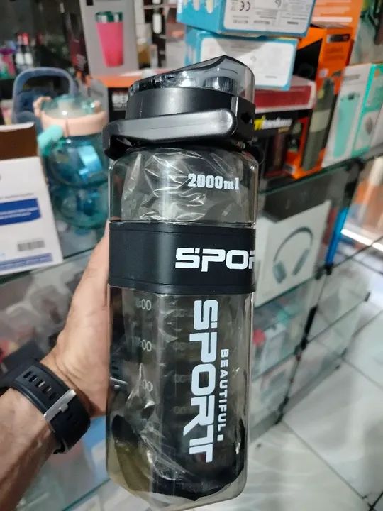 Kit Garrafas Motivacional Esportiva Academia caminhada 