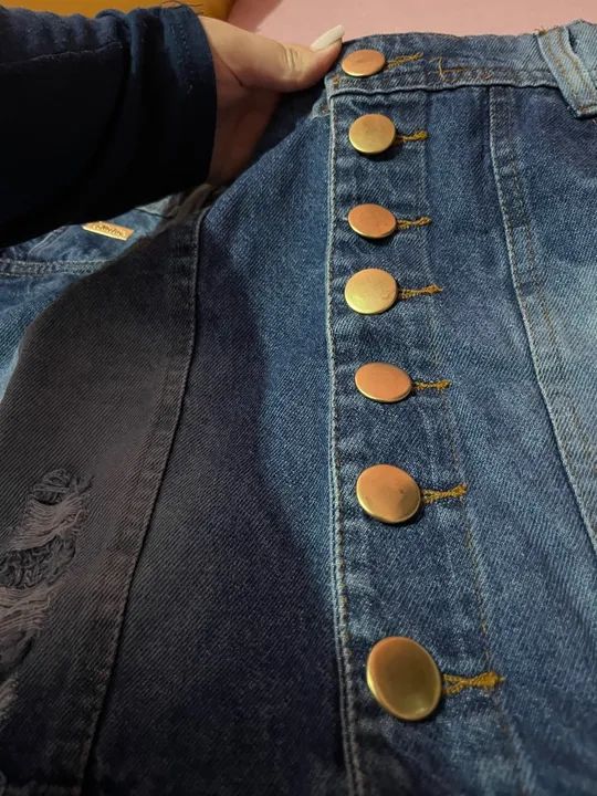 Saia Jeans 40 (nova) - Foto 3