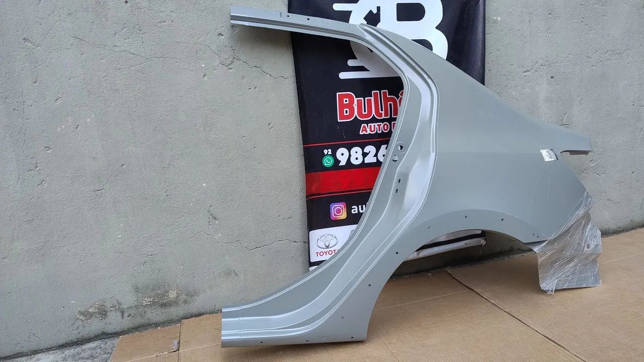Lateral traseira esquerda Com furo da moldura Roda Renault Logan 2014 a 2019 original 