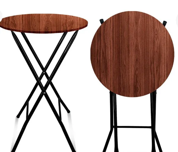 Mesa Biatro com 4 Cadeiras altas- Rústica e Moderna