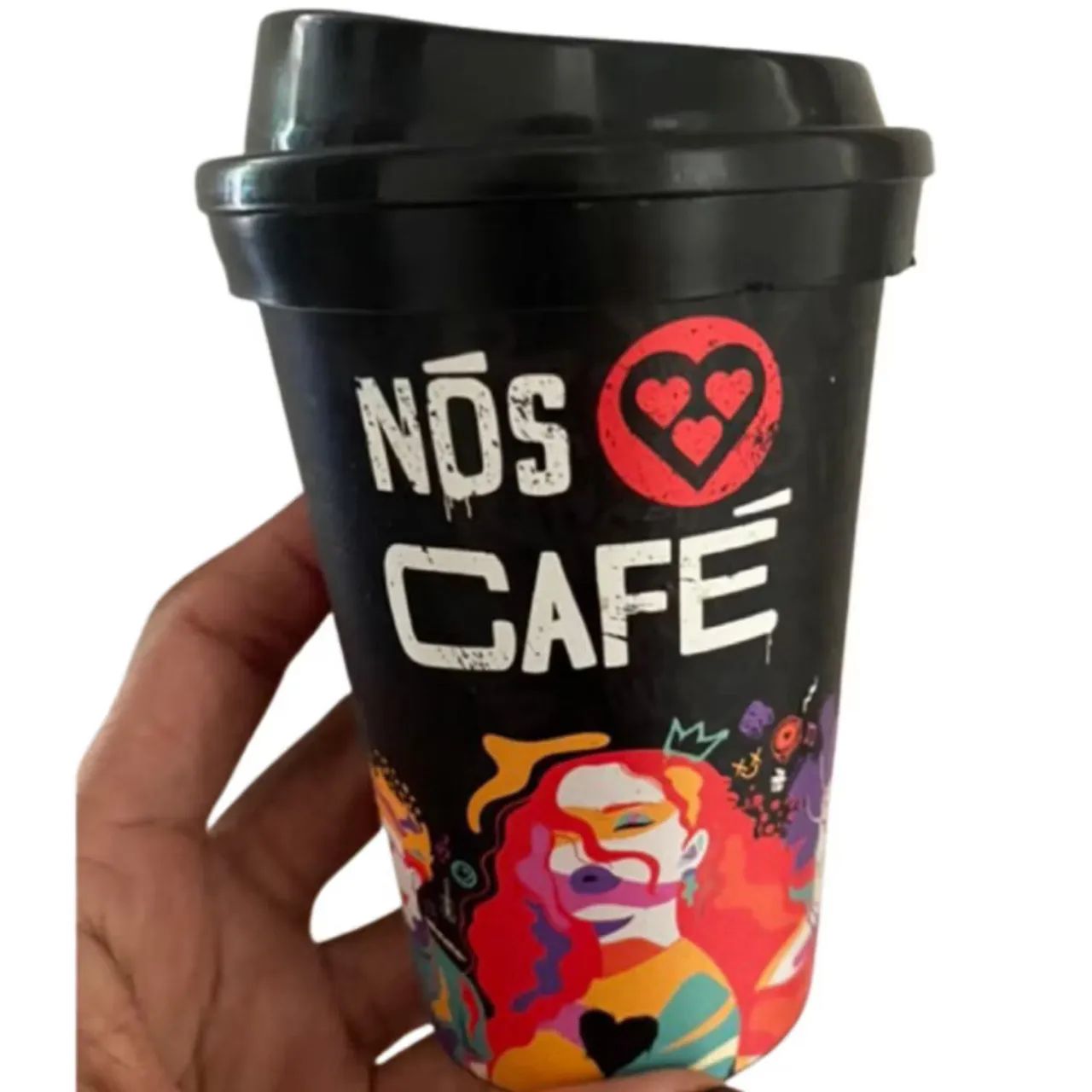 copo de café edição especial festival The Town 2023 da 3 corações com gancho - Foto 2