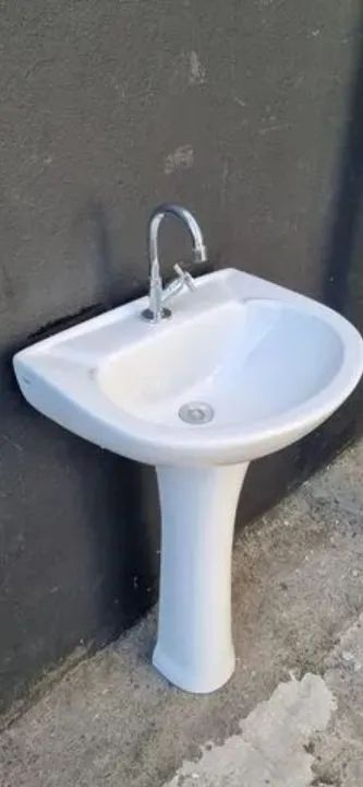 Pia banheiro louça completa - Foto 6