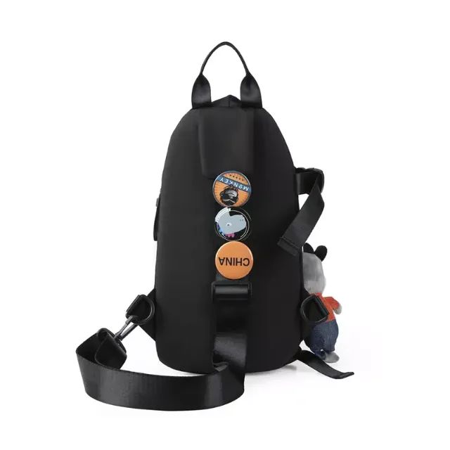 Mochila unissex para esportes e atividades ao ar livre, impermeável cor preta - Foto 4