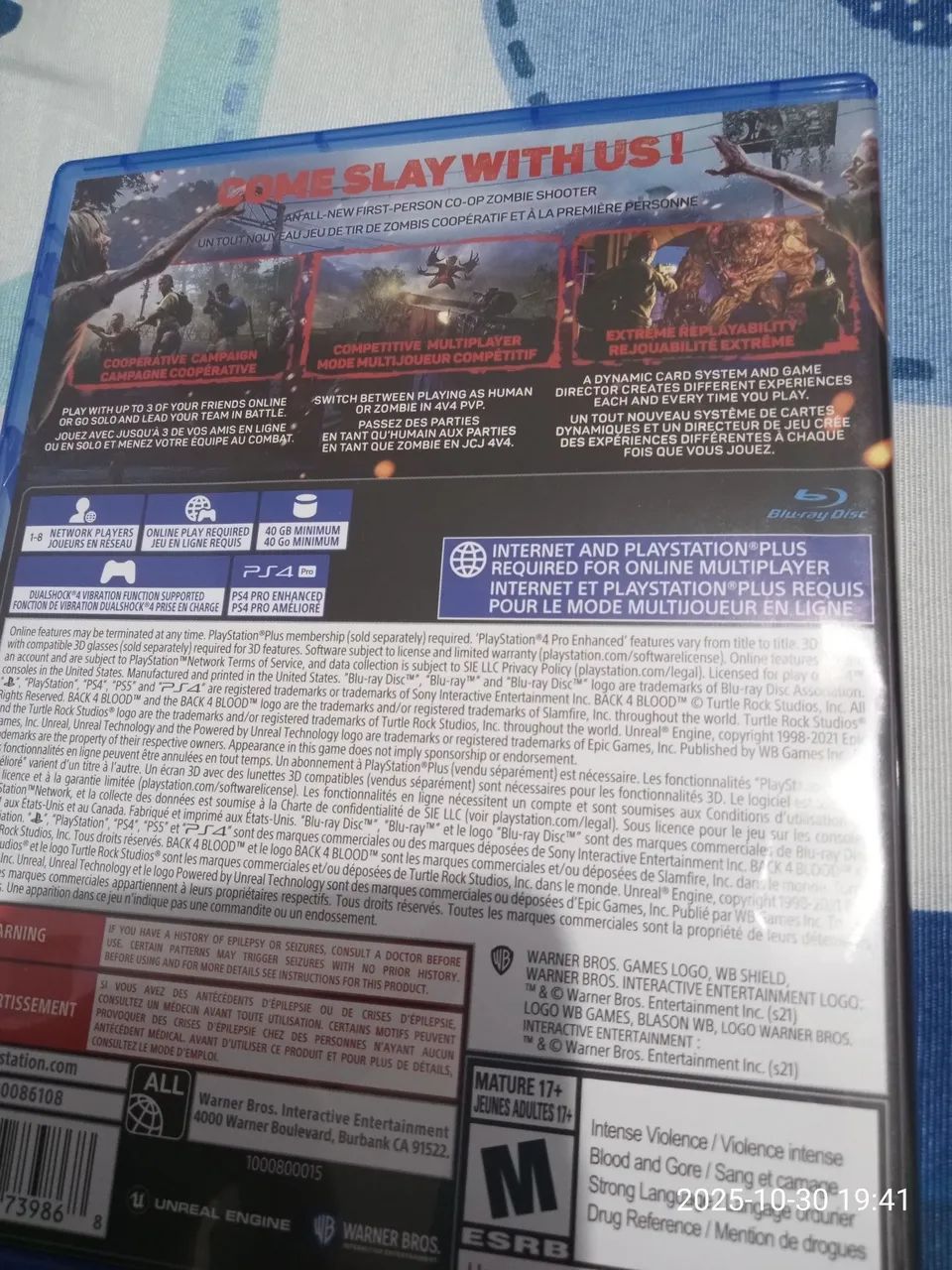 Back4Blood PS4 faço Olx pay  - Foto 4