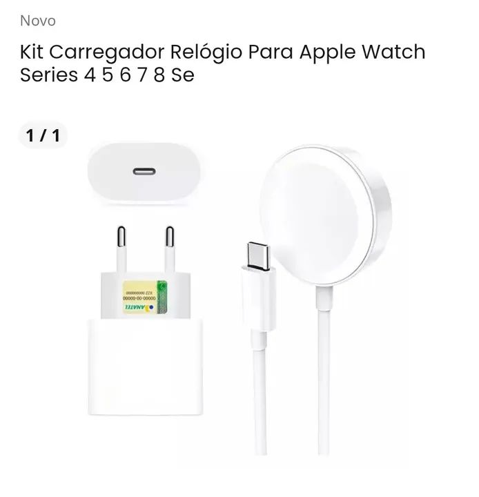 Carregador para relógio e carregador para celular Apple  - Foto 5