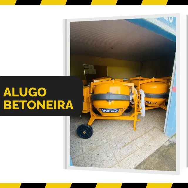 Construção civil - Betoneira. 