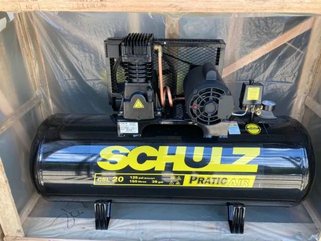 Compressor oficina Pratic Air CSL 20/150 Monofásico