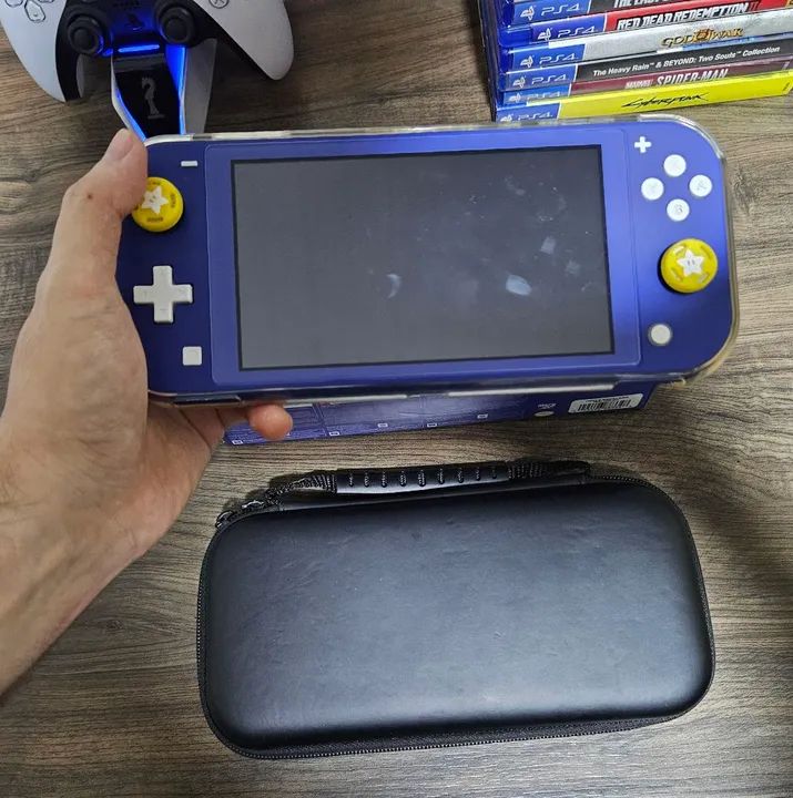 Nintendo Switch Lite Azul - Desbloqueado - 128GB