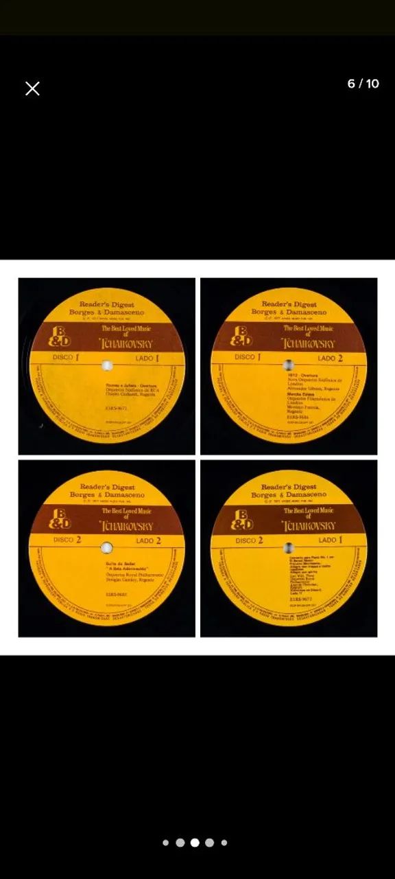 Coleção Vinil Tchaikovsky / Vinil / Disco / Instrumental - Foto 6