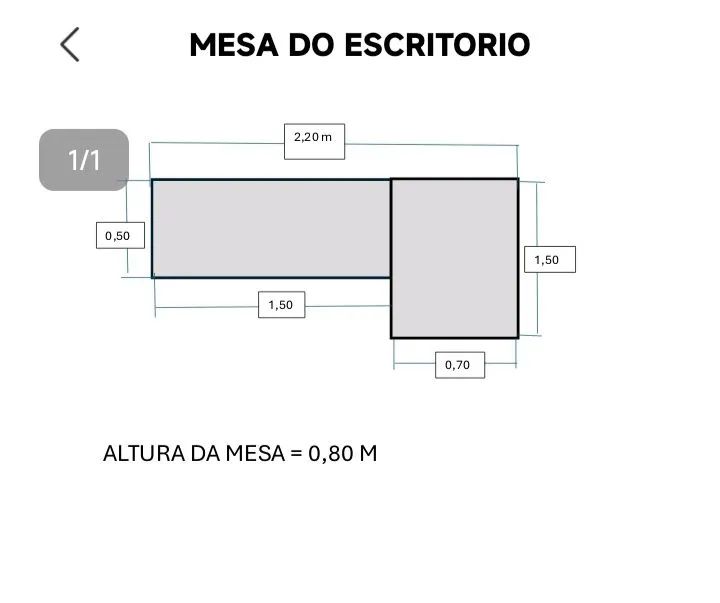 Mesa de Escritório 