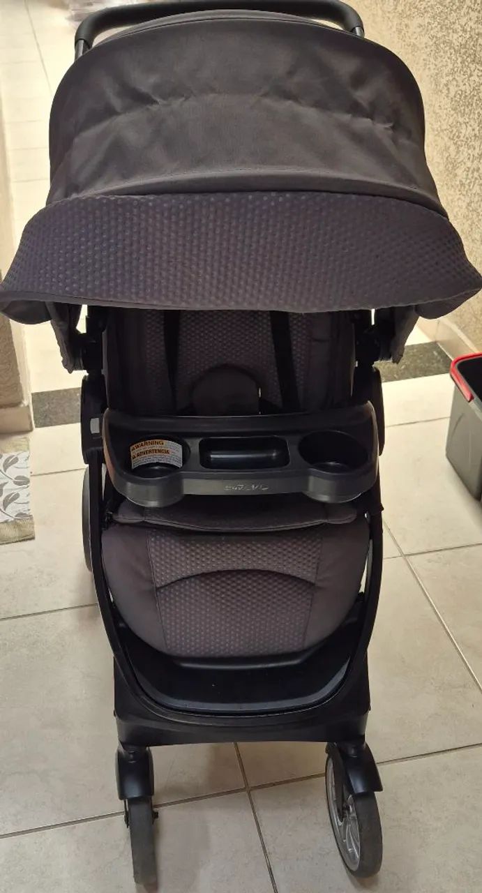 Carrinho de bebê Chicco + bebê conforto com base isofix  - Foto 4