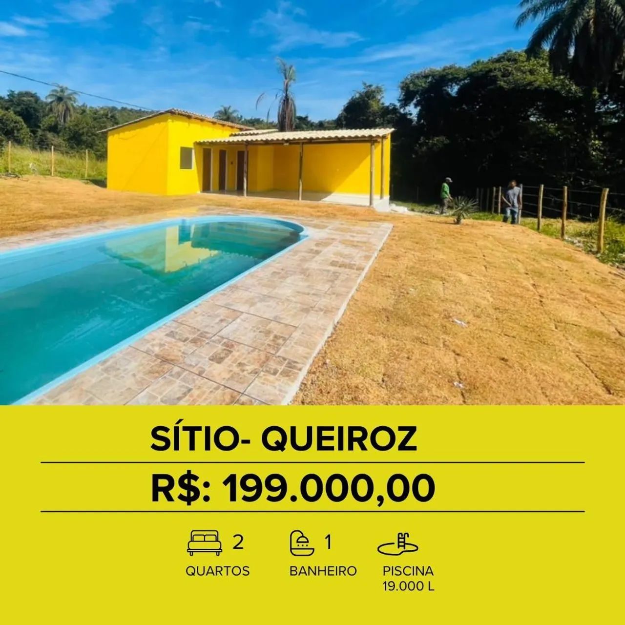 Sítio com piscina financiado  - Foto 2
