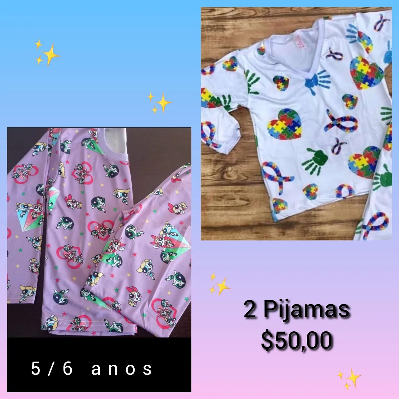 Kit 2 Pijamas infantis   - Foto 5