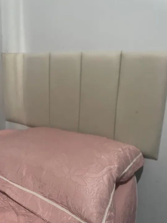 Cabeceira de Cama Bege - Foto 3