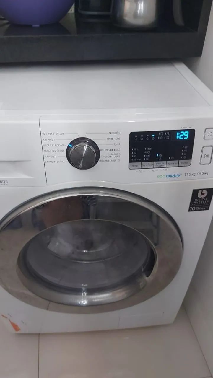 Máquina de Lavar e Secar Samsung Eco Bubble - Foto 2