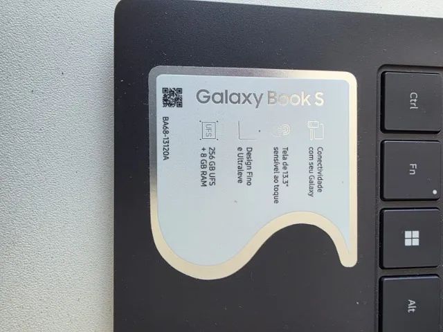 Samsung Galaxy book S i5-L16G7, 8GB de Mem, 256gb SSD, 13.3", Nota Fiscal e Caixa. - Foto 3